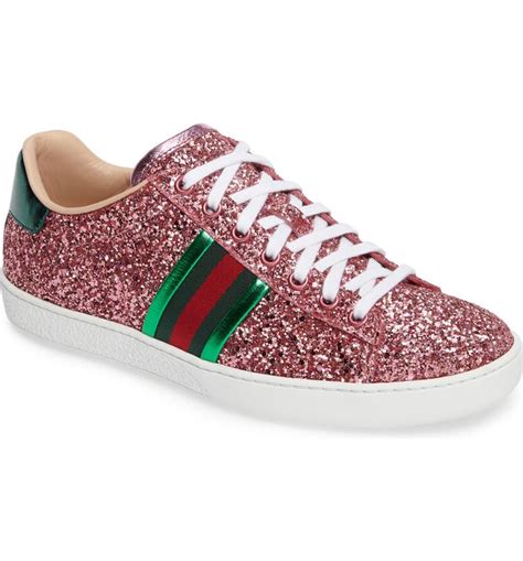 gucci glitter shoes cheap|gucci ace glitter sneakers.